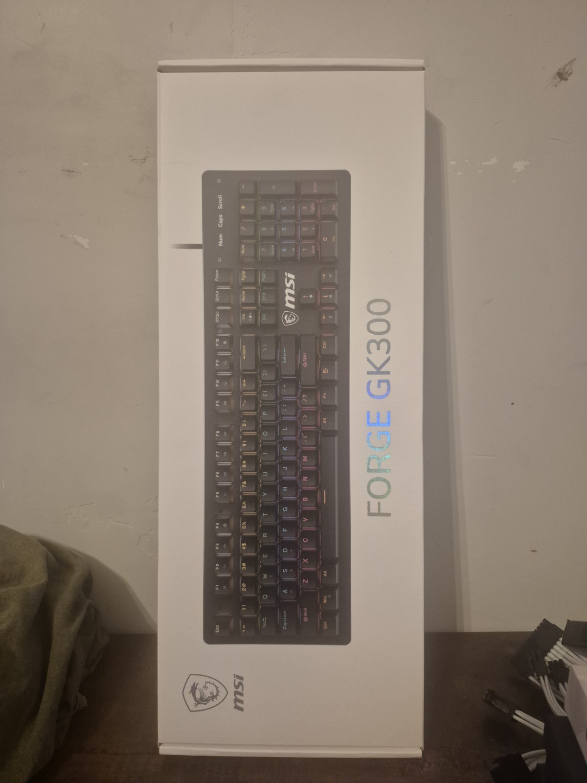 MSI FORGE GK300 Gaming Keyboard Wired Illuminated Black QWERTY English