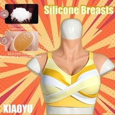 Large Size C-G Cup Silicone Breast forms Fake Boob For Crossdresser Drag Queen