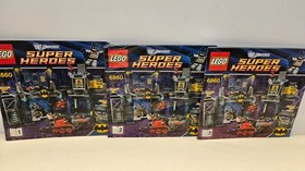 Lego 6860 The Batcave 100% Complete All Mini Figs & Manual