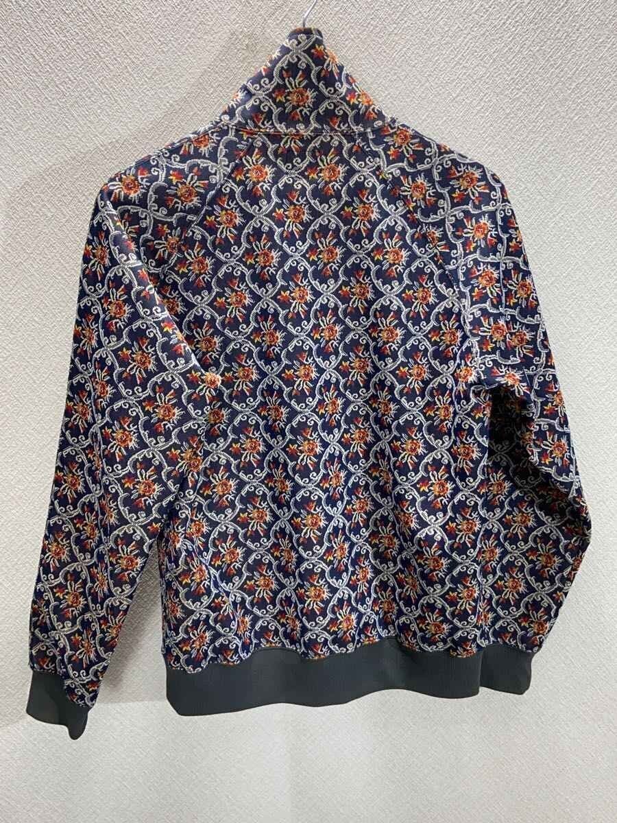 Needles S Polyester Allover Pattern Navy Jacket - image 2