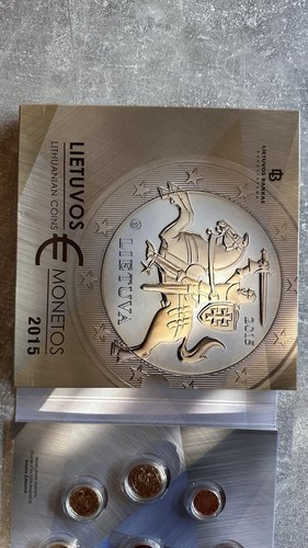 Litauen , KMS / Coin Set , 2015 , Polierte Platte , im Original Folder