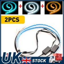 2x 60cm Sequential LED Strip Indicator Turn Signal DRL Running Lights Daytime UK