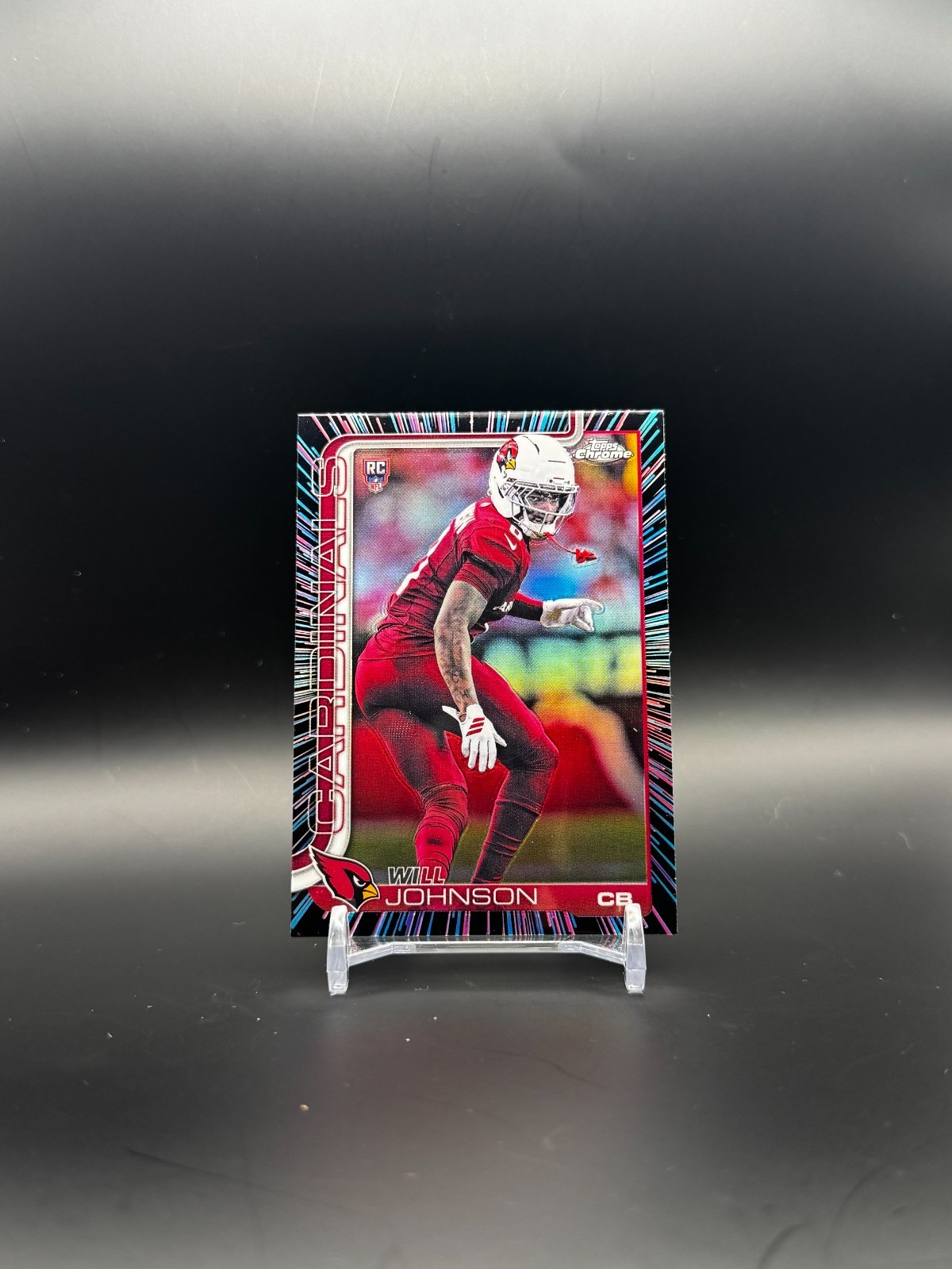 2025 Topps Chrome - Will Johnson [Neon Pulse Refractor] #349