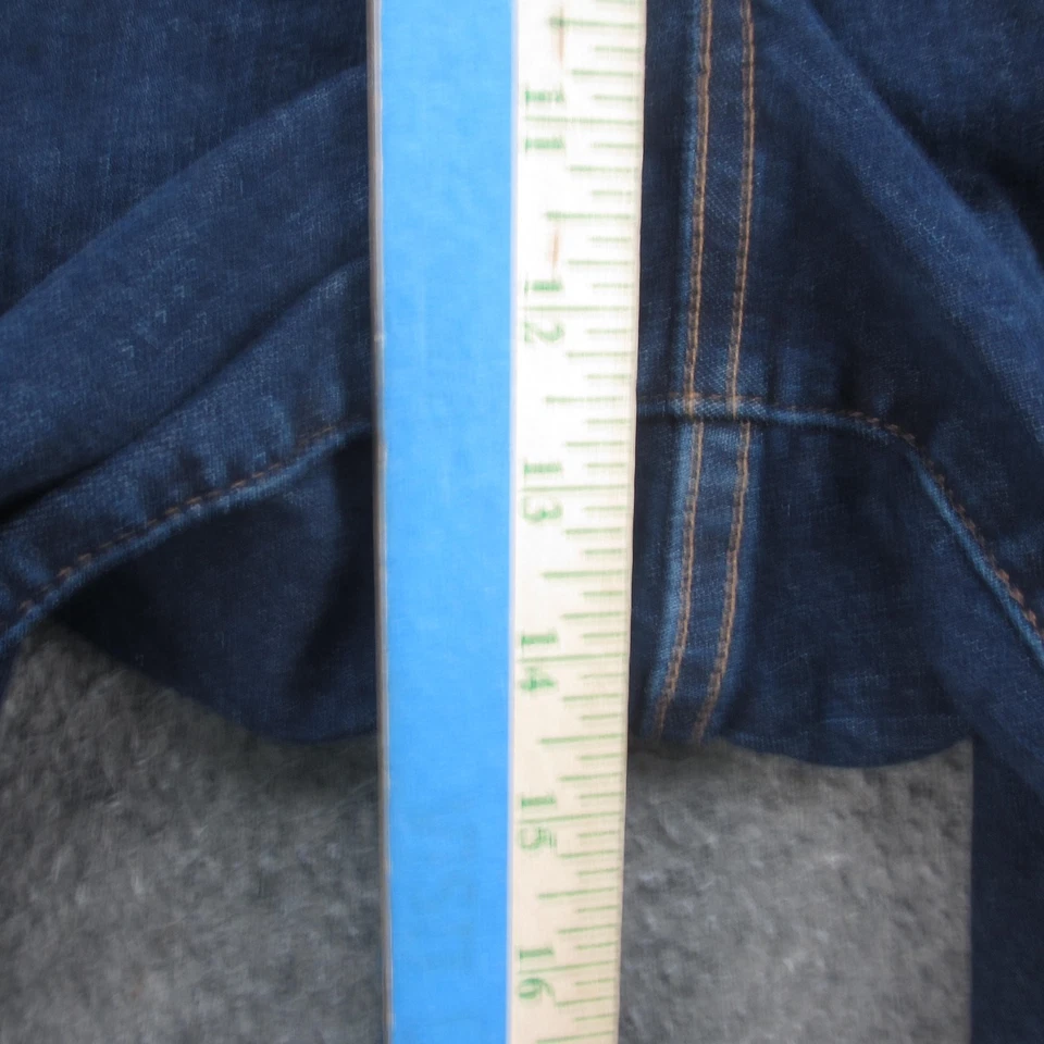 Tommy Hilfiger Jeans Womens 18W Blue Gramercy Pull On Stretch Denim Jeggings - Image 4 of 4