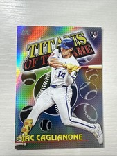 Jac Caglianone TITANS OF THE GAME ROOKIE CARD 2026 Topps Series 1 #TOG-12 Royals