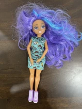 Headstart Purple Hair Doll Wearing Cute Outfit