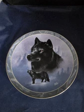 1994 The Bradford Exchange Spirit Of The Wilderness Black Knight Plate #11844A