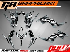 Raptor 700 700R Sticker Kit Custom Colors Free 2013 2014-2026 Made in USA