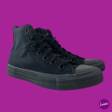 CONVERSE Unisex Chuck Taylor All Star Mono High Trainers, Black, UK 4 | EU 36.5