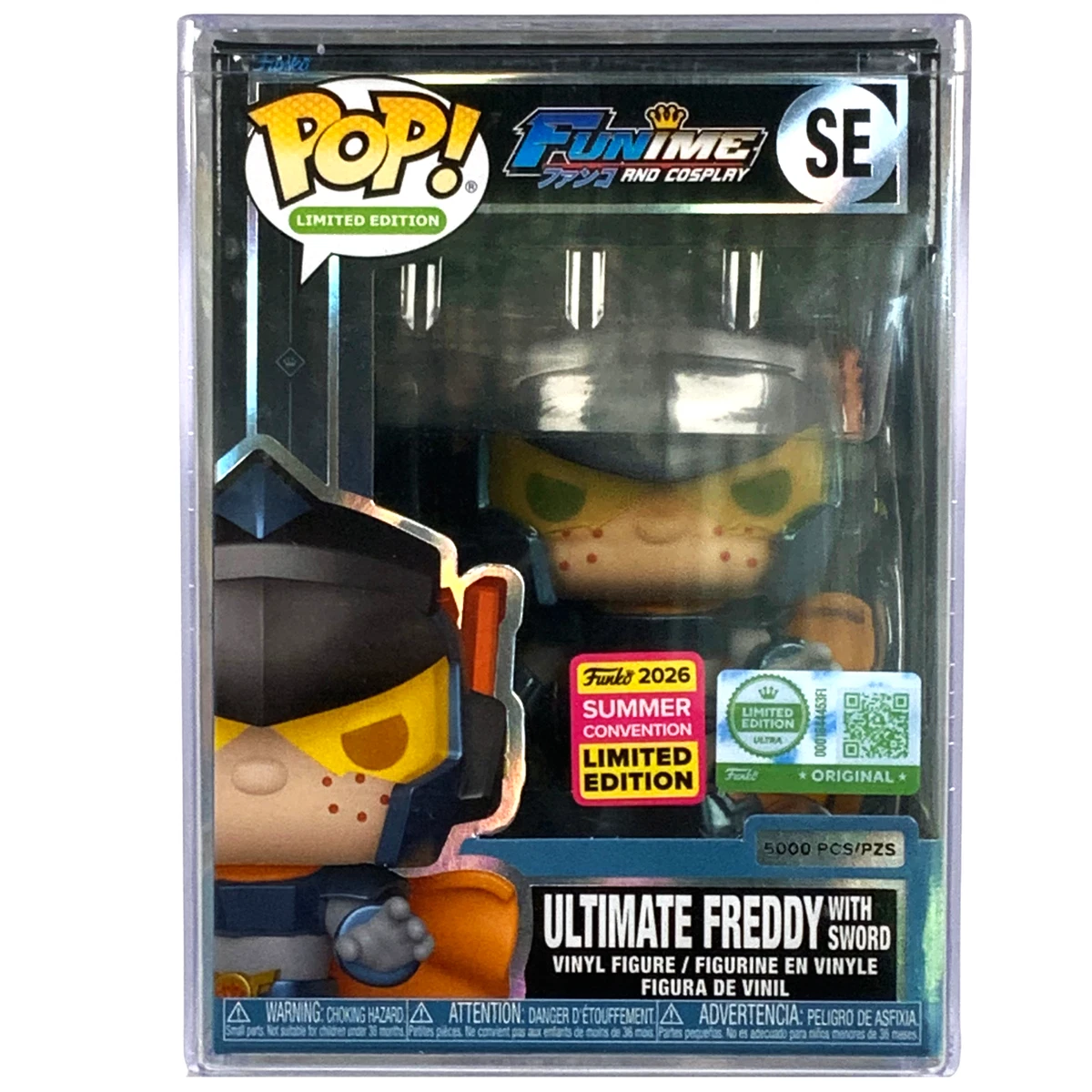 Pop! Freddy Funko San Diego Comic Con Collectible Bobbleheads and