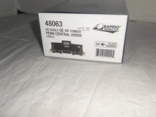 Penn Central HO GE 44 Tonner Diesel Rapido DC (No sound) Factory Sealed NOS