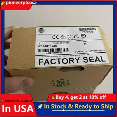 New Sealed AB 1761-NET-AIC MicroLogix and SLC Communication Adaptor US Free Tax