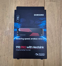 Samsung 990 PRO w/ Heatsink 1TB PCIe 4.0 NVMe M.2 Internal SSD MZ-V9P1T0CW