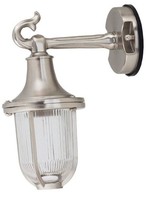 AußEnleuchte Thisseas Messing Glas Maritim Schiffslampe Laterne Hof Haus Wand