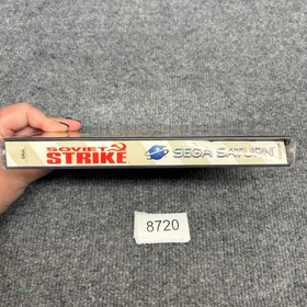 Soviet Strike Sega Saturn Complete w/ Manual CIB VGC