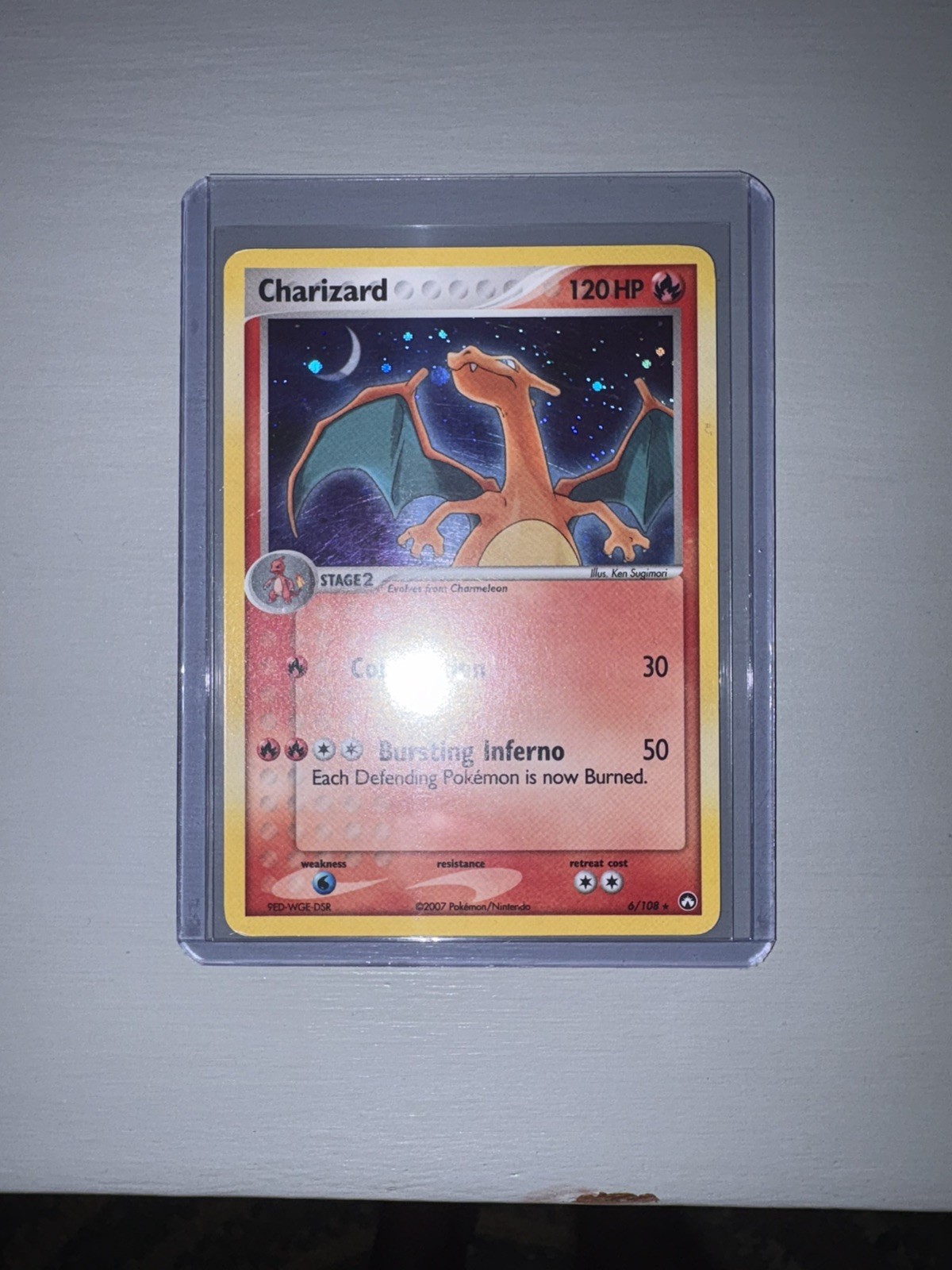 2007 Pokemon EX Power Keepers 6/108 Charizard Holo Rare