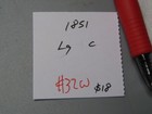1851 Large Cent. #32 w — photo 5