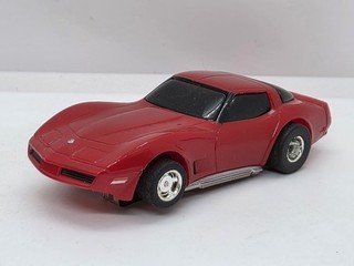 TYCO 1980 CHEVROLET CORVETTE RED TRU TWINPACK ONLY SLOT CAR NEAR MINT NICE CLEAN