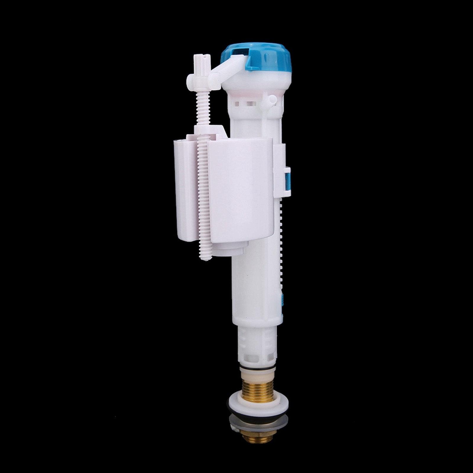 Toilet Push Button Fill Valve Dual Flush Cistern Syphon Bathroom Blue White G1/2