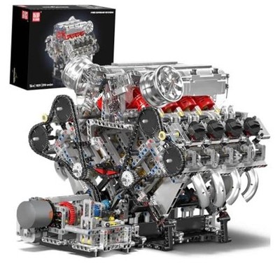 10219 V8 Engine Model Kit - Build Your Own Supercar Model MK10219 V8 Engine