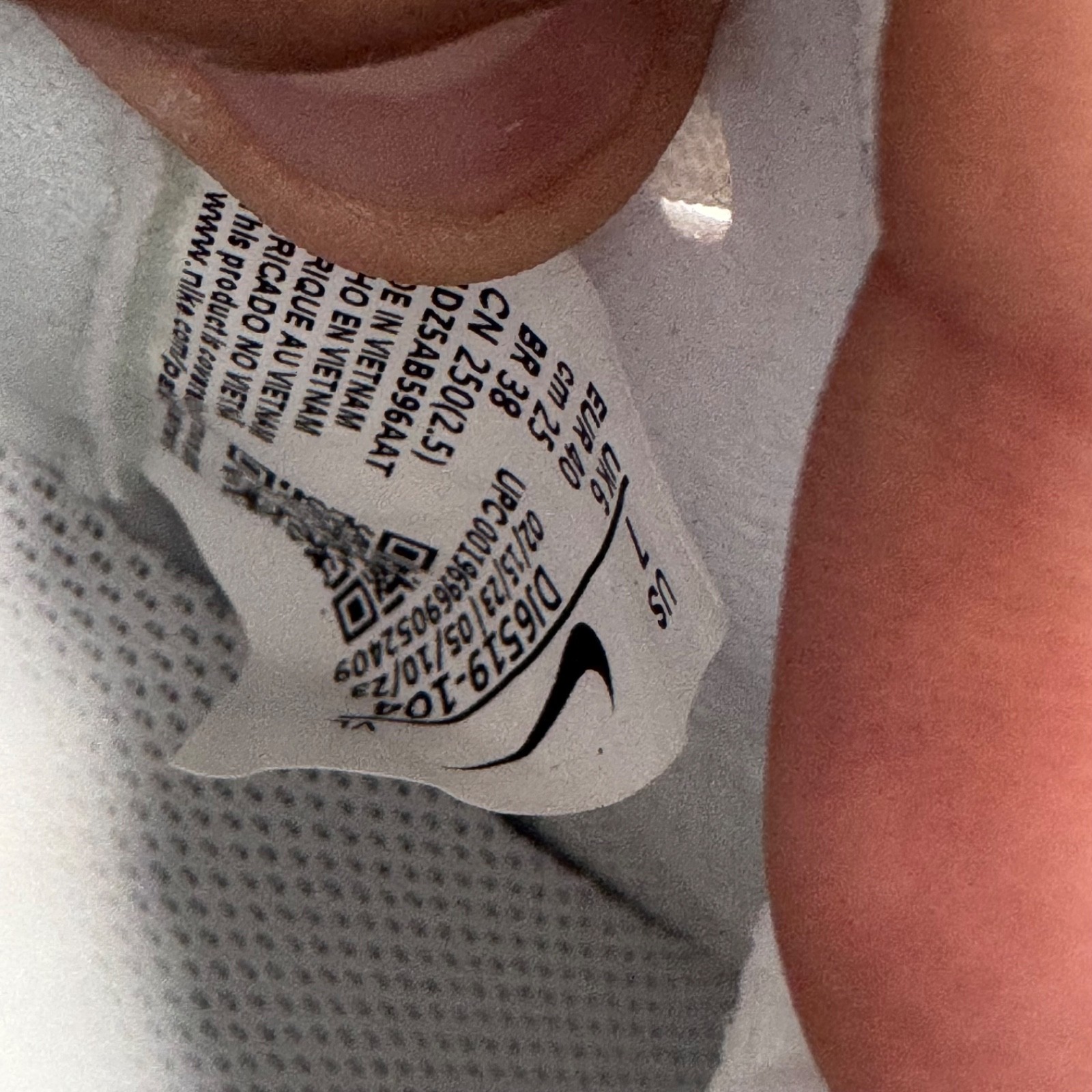 Nike Alpha Huarache NBY NXT MCS Mens Baseball Cleat White Red DJ6519-104 Size 7