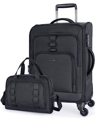 2 Piece Luggage Set Expandable 20 Inch Carry On Suitcase & Bag *Opened Box* 