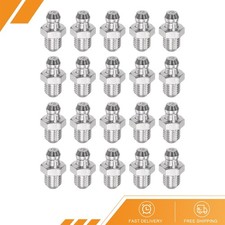 20pcs - 304 Stainless Steel Straight Hydraulic Grease Fitting M8 x 1mm Thread