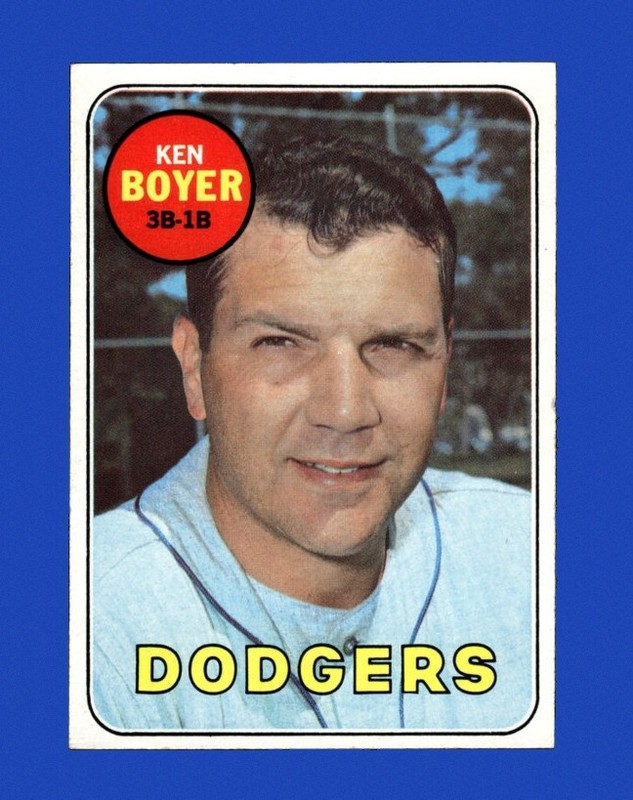 1969 Topps Set-Break #379 Ken Boyer EX-EXMINT *GMCARDS*