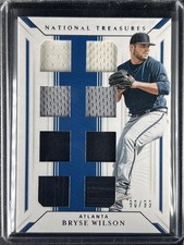 Wilson, Bryse - 2019 National Treasures - Swatch - 80/99