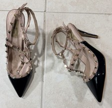 Women s Valentino Patent Caged Rockstud Pumps