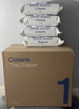 BUNDLE DEAL Coterie Diapers Size 1-99 Diapers w/ 4pk wipes