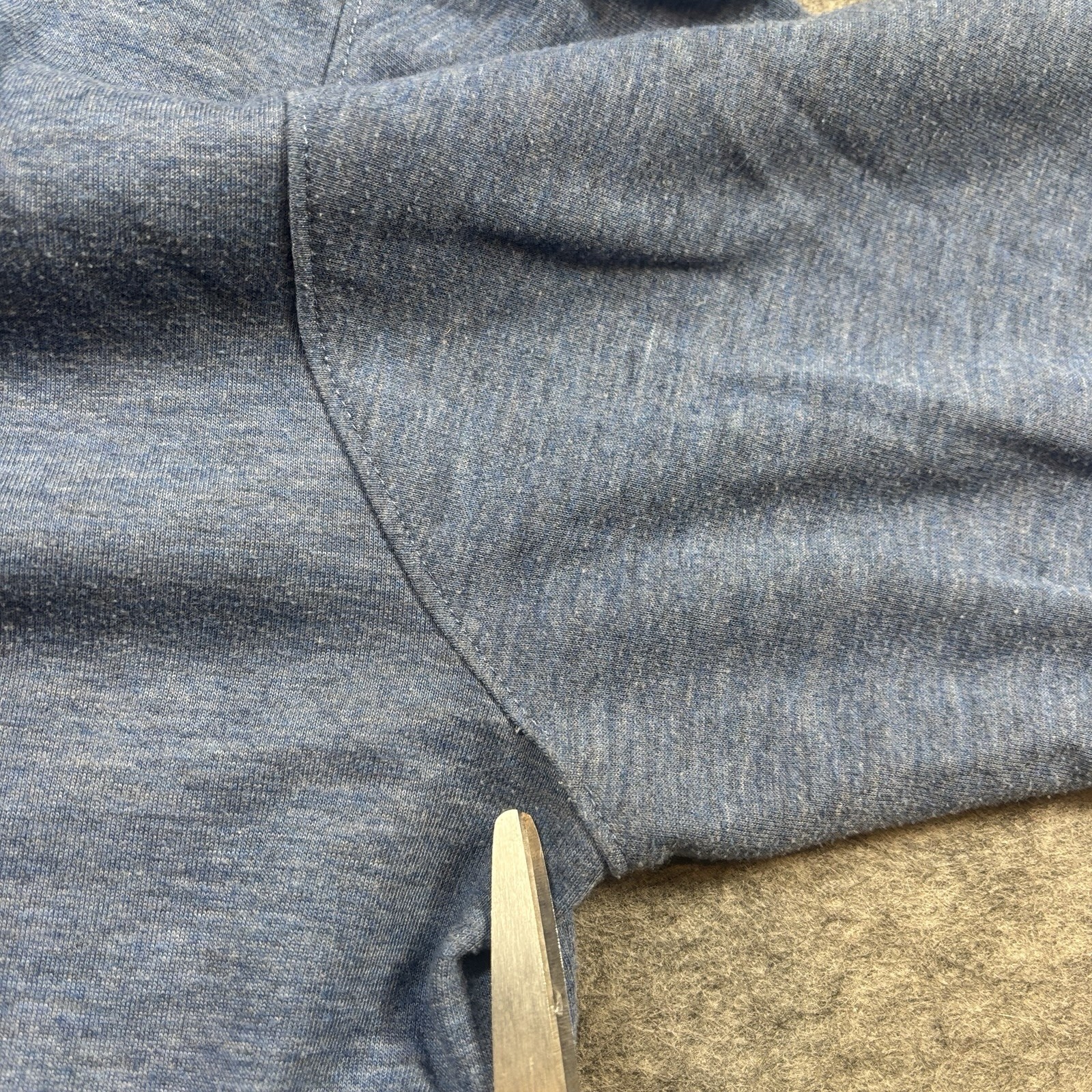 Zero Restriction 1/4 Zip Pullover Mens XL Light Blue Company Logo Mock Neck