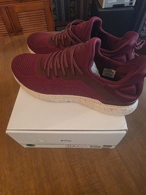 NWT APL TechLoom Tracer Burgundy Beach Speckle Athletic Running Sneaker Men 11.5