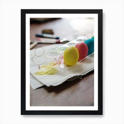 Ostereier 500 Kunstdruck gerahmt Wandbild Poster Leinwanddruck Bild