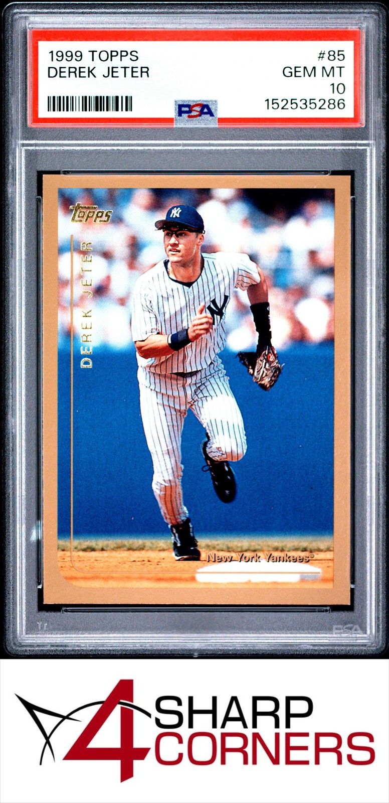 1999 TOPPS #85 DEREK JETER YANKEES HOF PSA 10