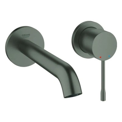 GROHE 2-L-WT-Wandbatt. Essence 29192_1 FMS Ausladung 183mm hard graphite geb.