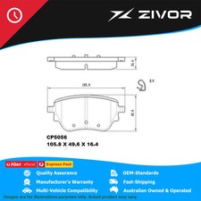 PREMIER Ceramic Brake Pads For MERCEDES-BENZ GLB250 4MATIC X247 #CP5056