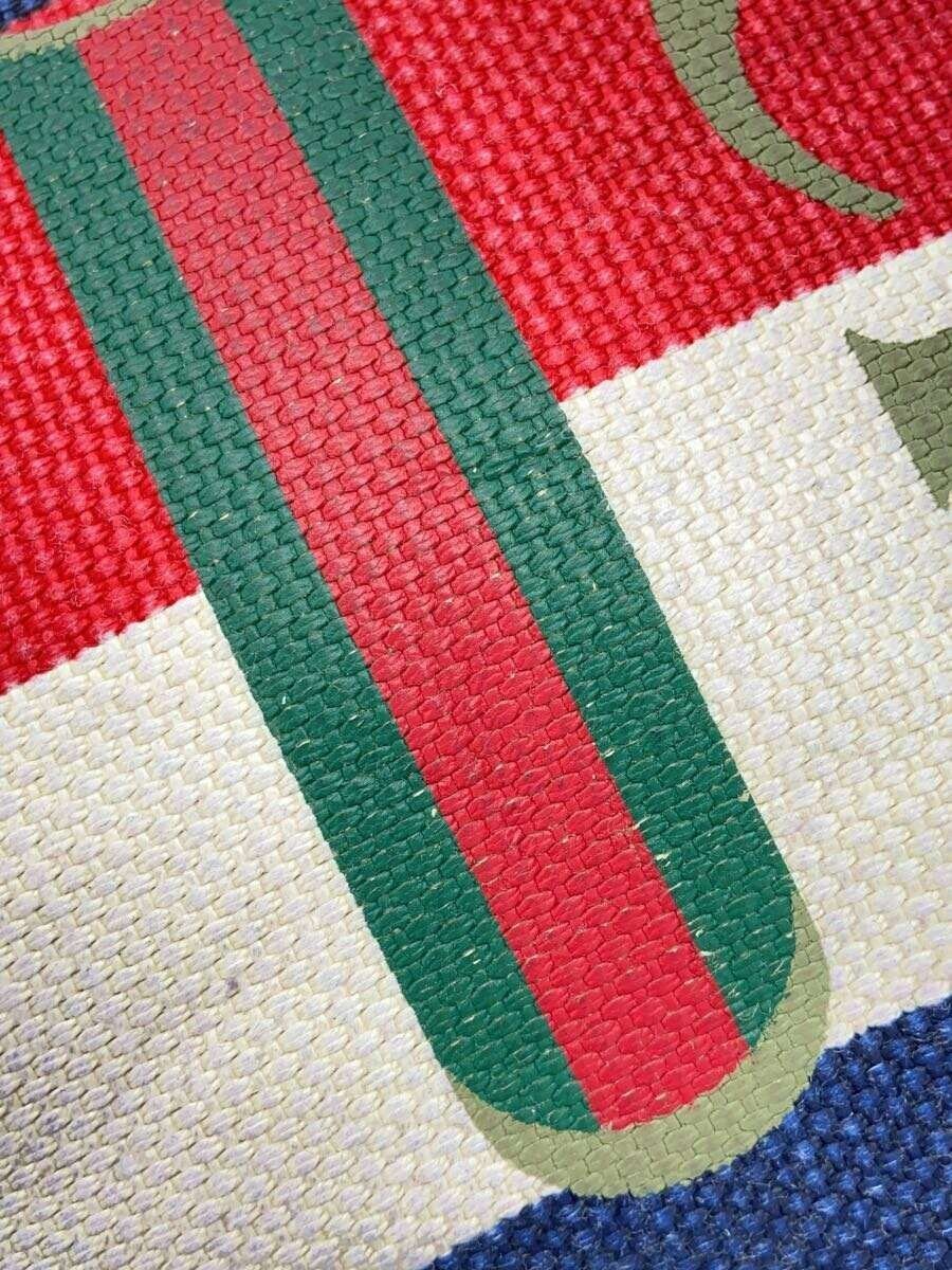 GUCCI Printed Medium Drawstring Multicolor Stripe - image 7