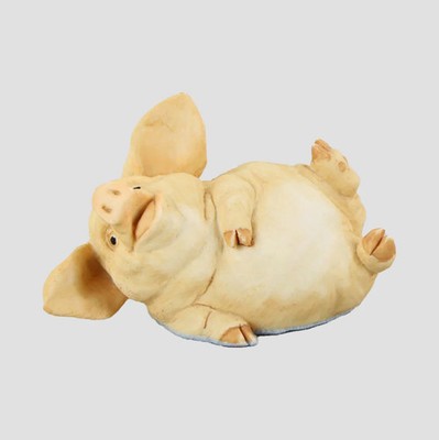 Schwein liegend auf Seite Bauernhof Modell Figur von Grays 1922