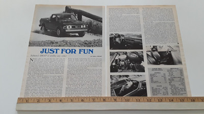 SUBARU BRAT  ORIGINAL 1978 ARTICLE