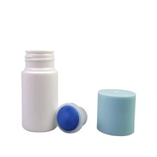 ccHuDE 10 Pcs 20ml Sponge Head Plastic Applicator Bottle 30 x 76mm, White