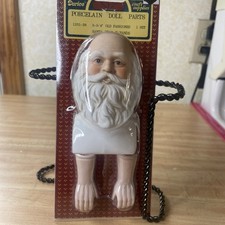 Santa Head/Hands Darice Craft Supplies Porcelain Doll Parts Santa Head/Hands NEW
