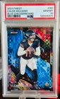 2024 Topps Finest Caleb Williams  #161 Blue Checkerboard (RC) /75 PSA 10