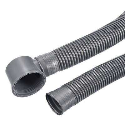 Bathtub Drain Pipe 120cm Expandable Tubing Flexible Drainage Hose Grey