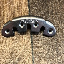 Vtg Pair 2 EXTENSOR Steel Toe Guard / Lipped Toe Plate Cobbler Shoe Repair