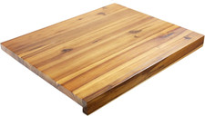 Extra Large Acacia Wood Pastry Board (60X50Cm) Reversible Kneading Surface & Hea