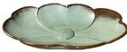 Frankoma #200  Vgt Dogwood Bowl/Plater Prairie Green Oval