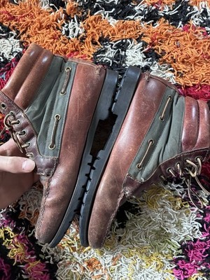 Vintage 80s Timberland 7 Eye Chukka Leather Boots Mens Sz 10.5 | eBay