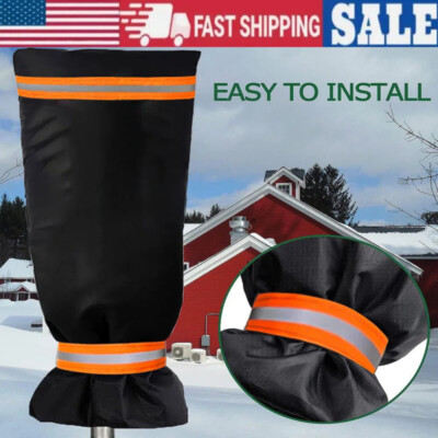 #ad Outside Outdoor Garden Tap Faucet Cover Winter Frost Protector Jacket Insulated $10.57