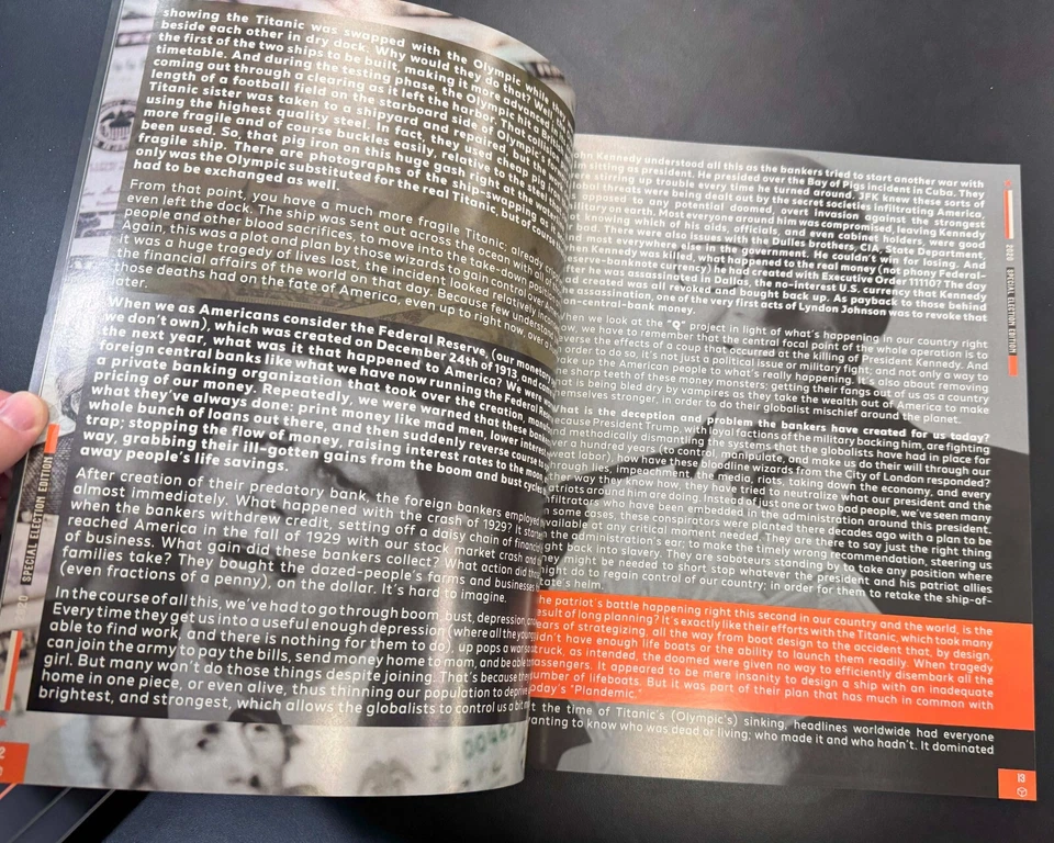 Kid By The Side Of The Road. 2020 Special Election Édition. NEW. Juan O Savin. - Image 3 of 4